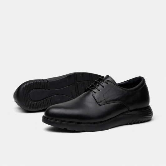 Chaussure derby homme noir - confort léger