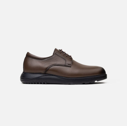 Chaussure derby homme marron - confort léger