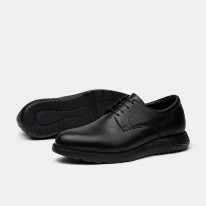 Chaussure derby homme noir - confort léger